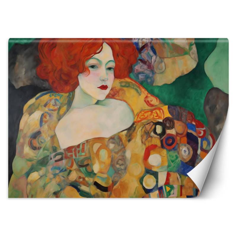 Fototapete Rothaarige Frau - G. Klimt 100x70 bunt von Joom DACH