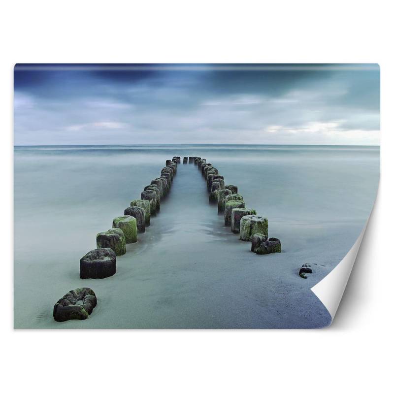 Fototapete Sea Breaker Landschaft 100x70 blau von Joom DACH