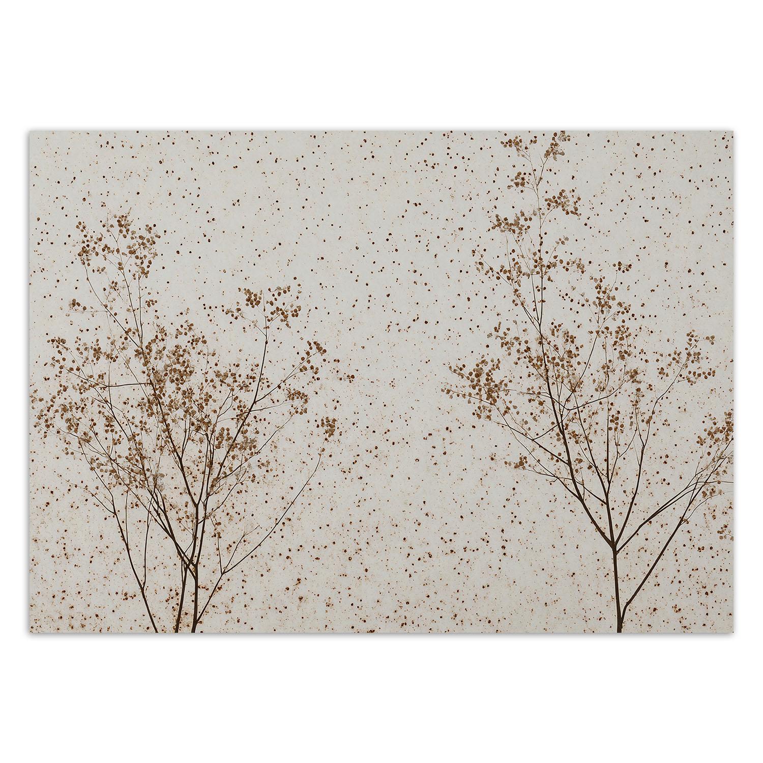 Fototapete Sträucher mit Blumen 100x70 graue von Joom DACH