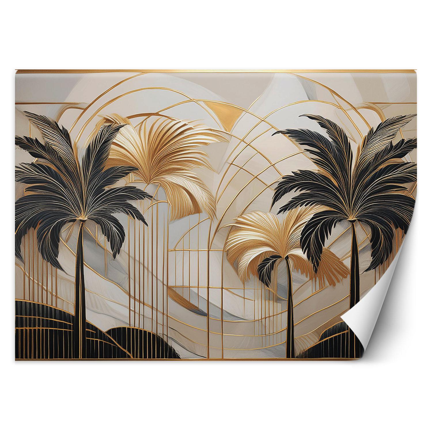 Fototapete Tropische Palmen 100x70 beige von Joom DACH