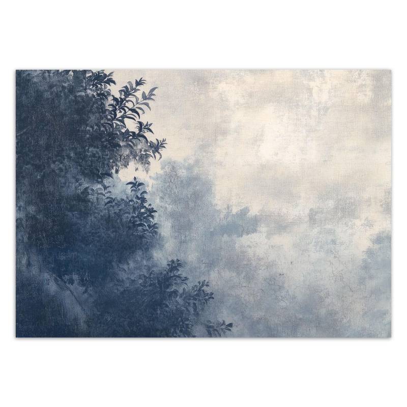 Fototapete Waldbaum 100x70 blau von Joom DACH