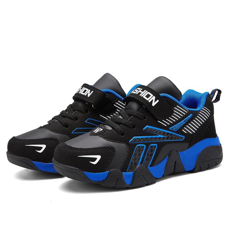 Four Seasons Kinder-Turnschuhe, Kinderschuhe für Jungen, Sportschuhe, Leder, wasserdicht, lässige Wanderschuhe, Größe:28-40 39 von Joom DACH