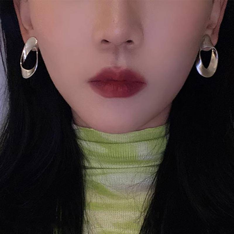 Foxanry Verhindern Allergie Unregelmäßige Geometrische Ohrringe Für Frauen Mädchen Minimalistische Übertriebene Persönlichkeit Party Schmuck Zubehör Geschenke 8mm silber von Joom DACH