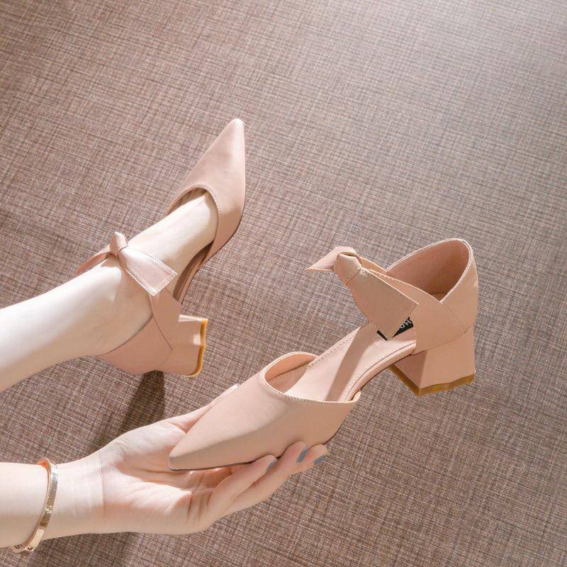 Französisch Mädchen High Heels Fee Schuhe Sanfte Einzelne Schuhe Weibliche Frühling Modelle Bogen Spitz Dick 39 apricot Französisch Mädchen High Heels Fee Schuhe Sanfte Einzelne Schuhe Weibliche Frühling Modelle Bogen Spitz Dick 39 apricot von Joom DACH