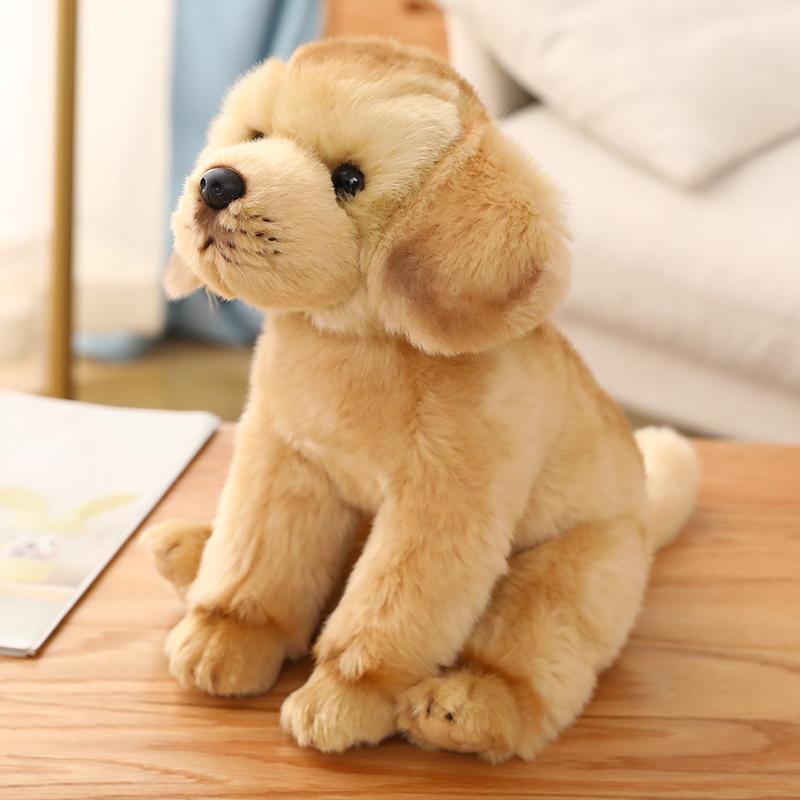 Französische Bulldogge Puppe Welpe Gefüllter Wolf Hund Tibetischer Mastiff Plüschtier Niedliche Simulation Corgi Golden Retriever Puppen Geburtstagsgeschenke für Kinder Baby von Joom DACH