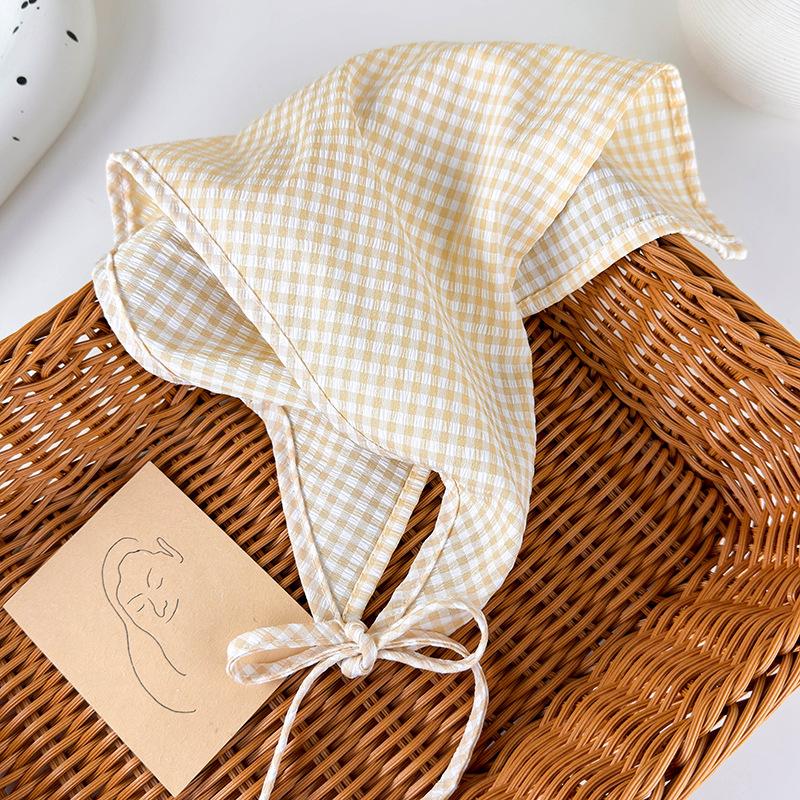 Französischer pastoraler Stil für Kinder, Kopftuch, Damen-Dreieckstuch, Frühlings- und Sommerdekoration, Mode, Mädchen, gebundenes Haar, Schal, Stirnband gelb Französischer pastoraler Stil für Kinder, Kopftuch, Damen-Dreieckstuch, Frühlings- und Sommerdekoration, Mode, Mädchen, gebundenes Haar, Schal, Stirnband gelb von Joom DACH