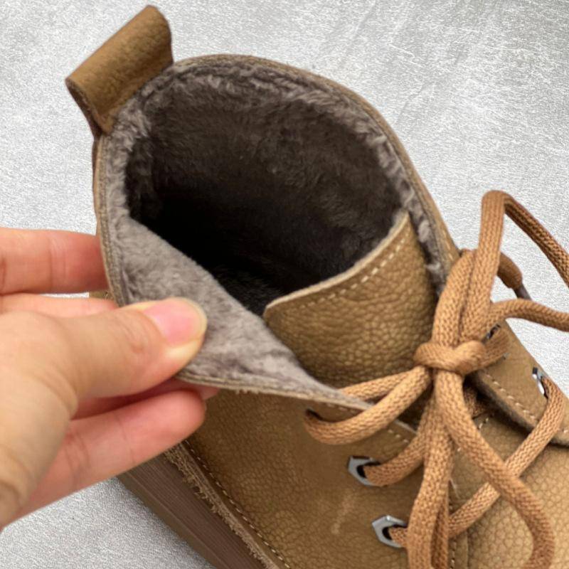 Frau Winter Stiefeletten Sneakers Schnee Stiefel Frauen Plattform Schuhe Bequem Runde Kopf Niedrigen Ferse Elegante Herbst 39 von Joom DACH