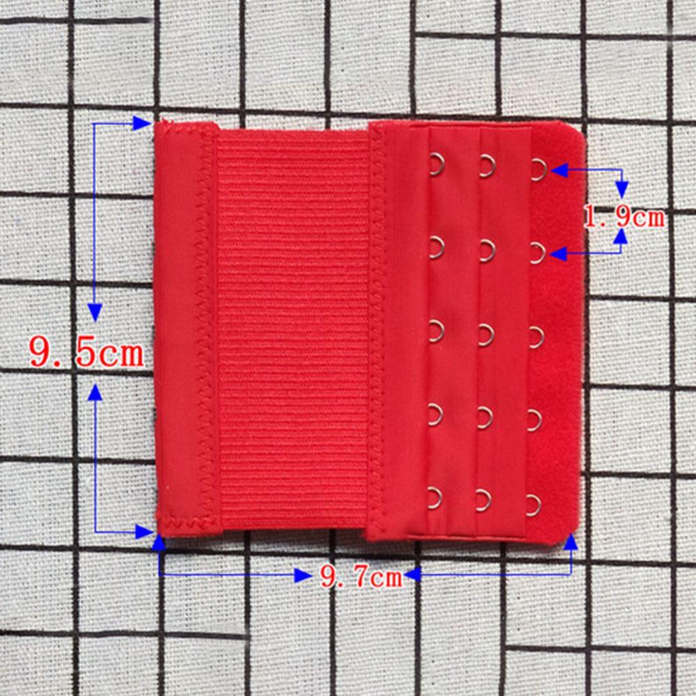 Frauen BH-Träger-Verlängerung, 3 Reihen, 5 Haken, BH-Verlängerung, Spangenband, Nähwerkzeuge, Soutien Gorge, unsichtbares Intimzubehör, W1 von Joom DACH