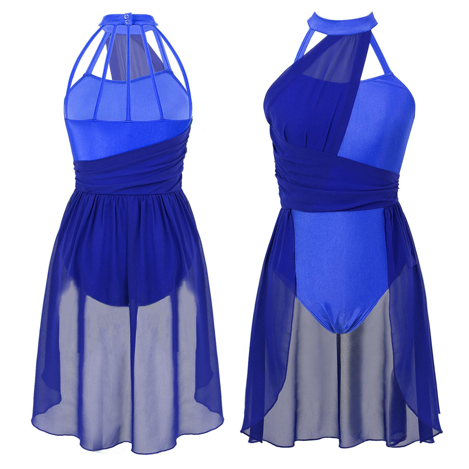 Frauen Ballett Tanz Kleid Erwachsene Gymnastik Lyrical Zeitgenössische Tanz Ballerina Kostüme Kleidung Bühne Leistung Trikot Kleid L königsblau Frauen Ballett Tanz Kleid Erwachsene Gymnastik Lyrical Zeitgenössische Tanz Ballerina Kostüme Kleidung Bühne Leistung Trikot Kleid L königsblau von Joom DACH