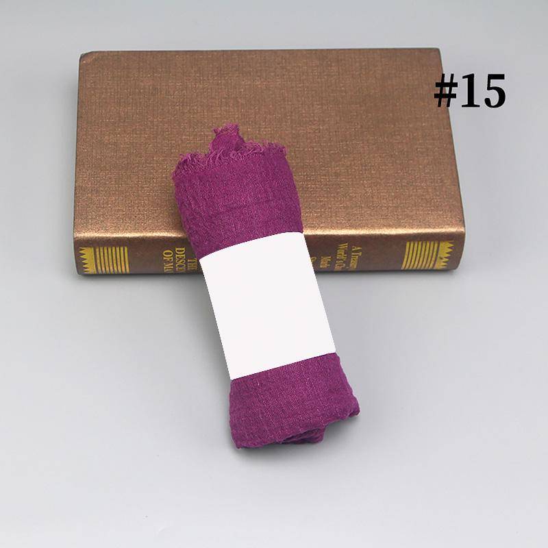 Frauen Baumwolle Herbst Wrap Schal Schal Frühling Winter Weiche Dame Hijab Wrap 15 von Joom DACH