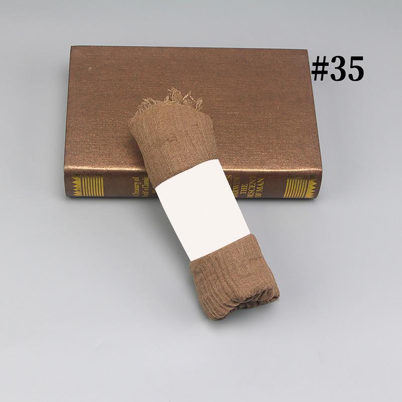 Frauen Baumwolle Herbst Wrap Schal Schal Frühling Winter Weiche Dame Hijab Wrap 35 von Joom DACH