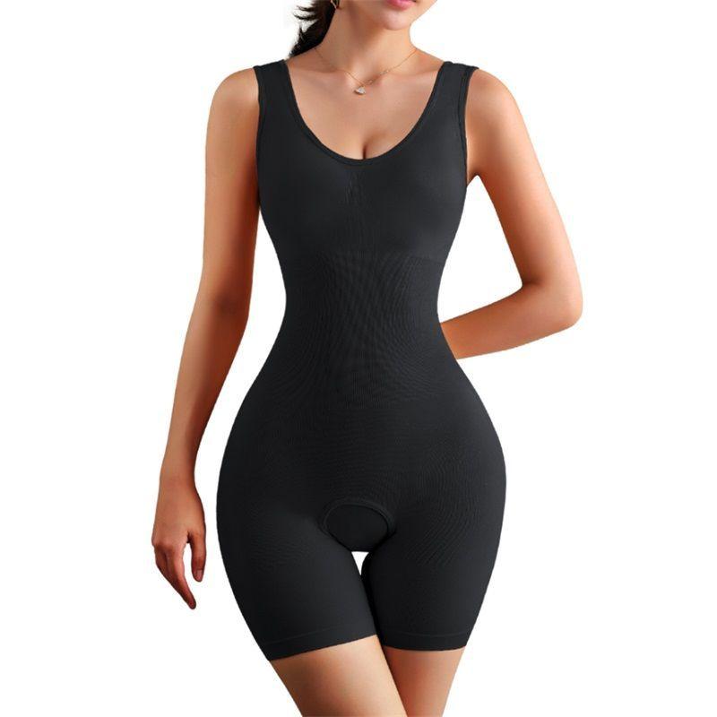 Frauen Body Shaper Bauch Korsett Body Nahtlose Abnehmen Bauch Hosen Frauen Bindemittel und Shapers 5XL schwarz von Joom DACH