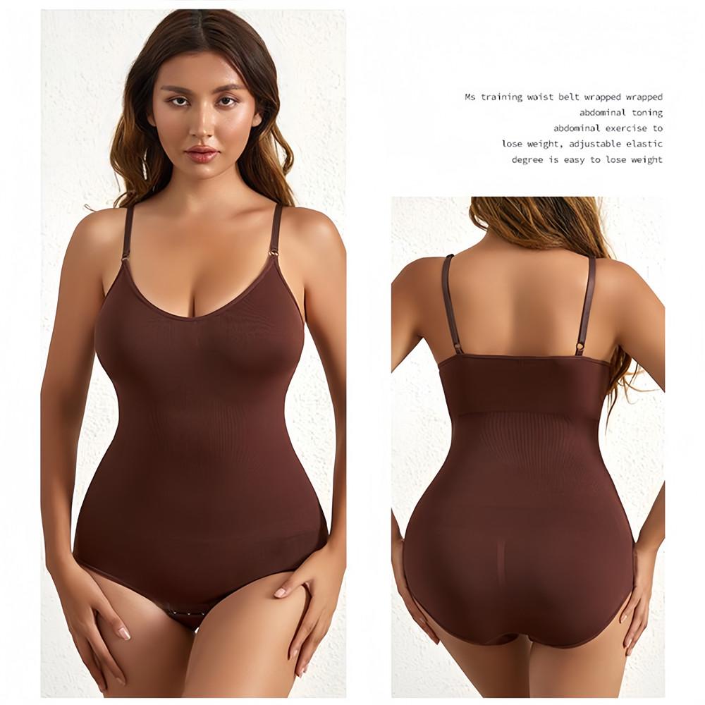 Frauen Body Shaping Taille Korsett Body Dessous Shaper Abnehmen Hosen Postpartale Schlanke Unterwäsche Shapewear 3XL braun von Joom DACH