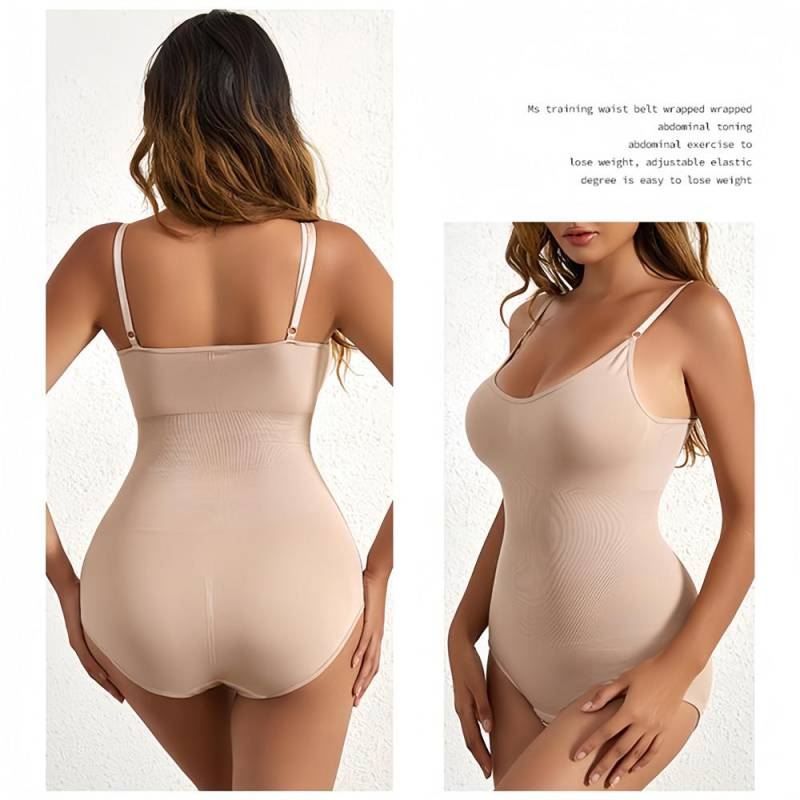 Frauen Body Shaping Taille Korsett Body Dessous Shaper Abnehmen Hosen Postpartale Schlanke Unterwäsche Shapewear XL nude von Joom DACH