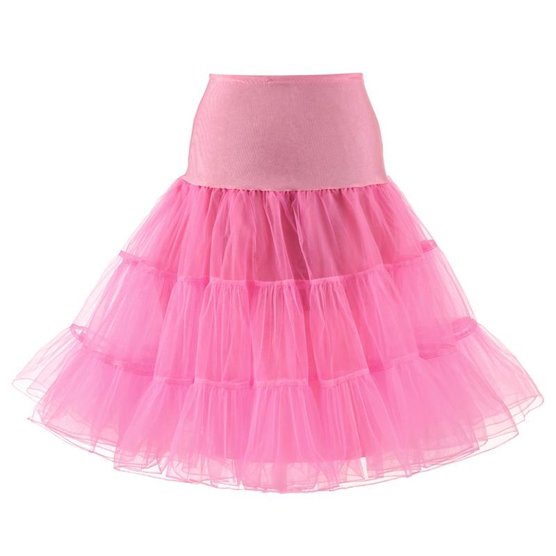 Frauen Cosplay Petticoat Rockabilly Kleid Braut Unterrock Tutu Hochzeit Krinoline 50er Jahre Rockabilly L von Joom DACH