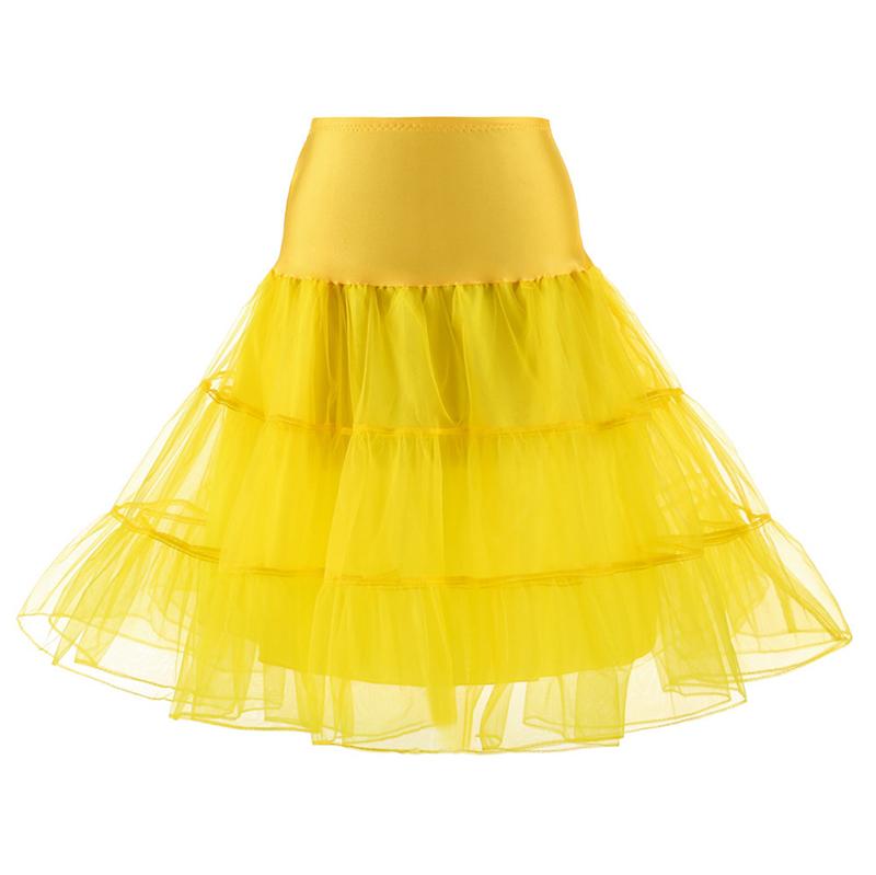 Frauen Cosplay Petticoat Rockabilly Kleid Braut Unterrock Tutu Hochzeit Krinoline 50er Jahre Rockabilly XL von Joom DACH