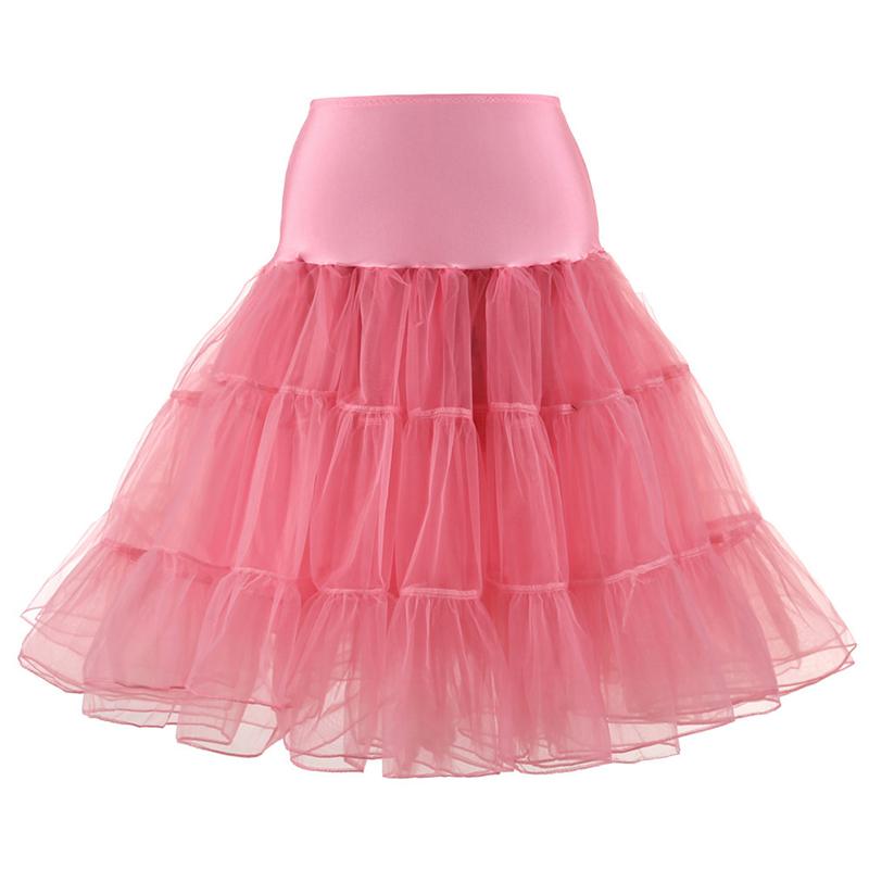 Frauen Cosplay Petticoat Rockabilly Kleid Braut Unterrock Tutu Hochzeit Krinoline 50er Jahre Rockabilly XL von Joom DACH