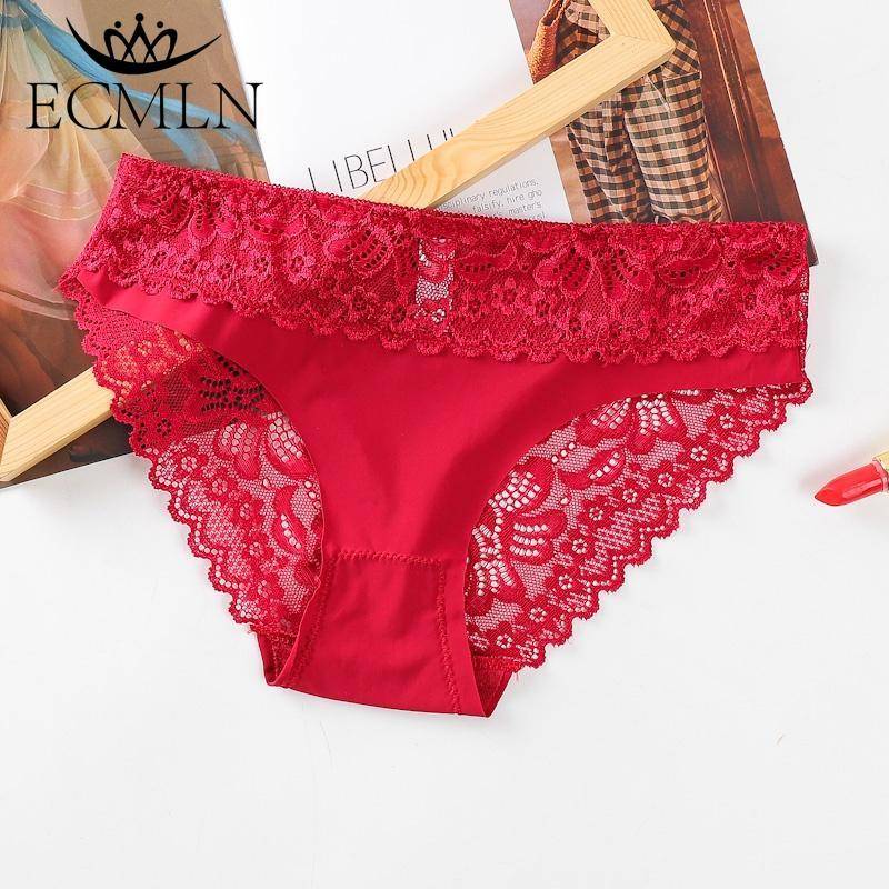 Frauen Floral Spitze Nahtlose Höschen Mittlere Taille Hüfte Heben Briefs Unterwäsche Aushöhlen Unterhose XL rot Frauen Floral Spitze Nahtlose Höschen Mittlere Taille Hüfte Heben Briefs Unterwäsche Aushöhlen Unterhose XL rot von Joom DACH