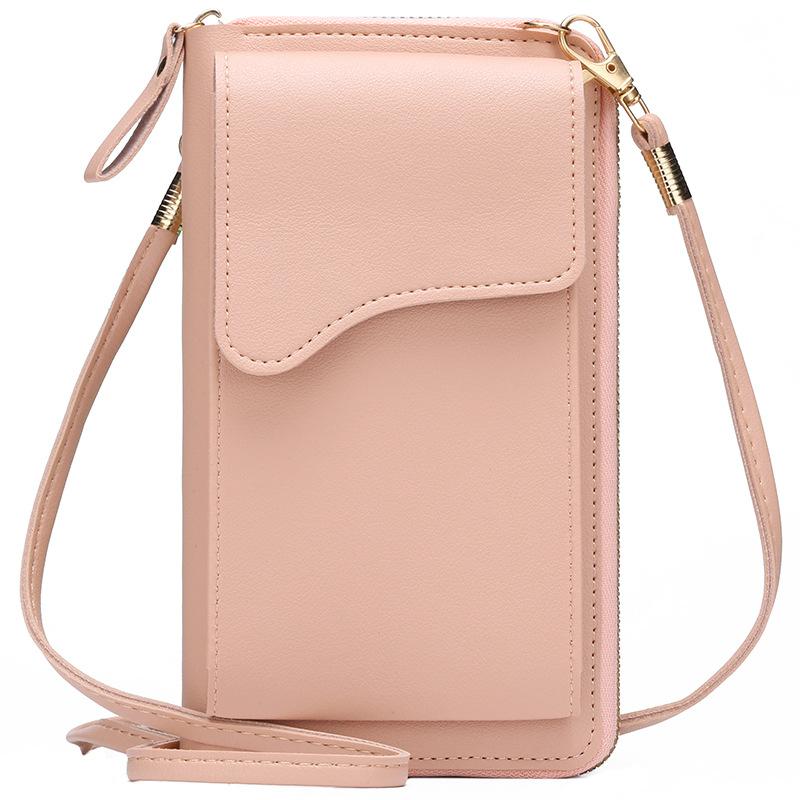 Frauen Kleine Umhängetaschen Umhängetaschen PU Leder Weibliche Handy Tasche Tasche Damen Geldbörse Karte Kupplungen Brieftasche Messenger Taschen rosa von Joom DACH