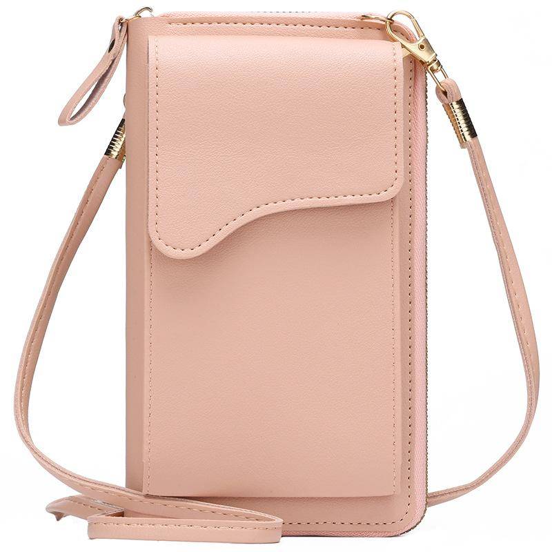 Frauen Kleine Umhängetaschen Umhängetaschen PU Leder Weibliche Handy Tasche Tasche Damen Geldbörse Karte Kupplungen Brieftasche Messenger Taschen rosa von Joom DACH