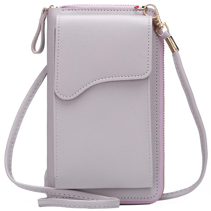 Frauen Kleine Umhängetaschen Umhängetaschen PU Leder Weibliche Handy Tasche Tasche Damen Geldbörse Karte Kupplungen Brieftasche Messenger Taschen violett von Joom DACH