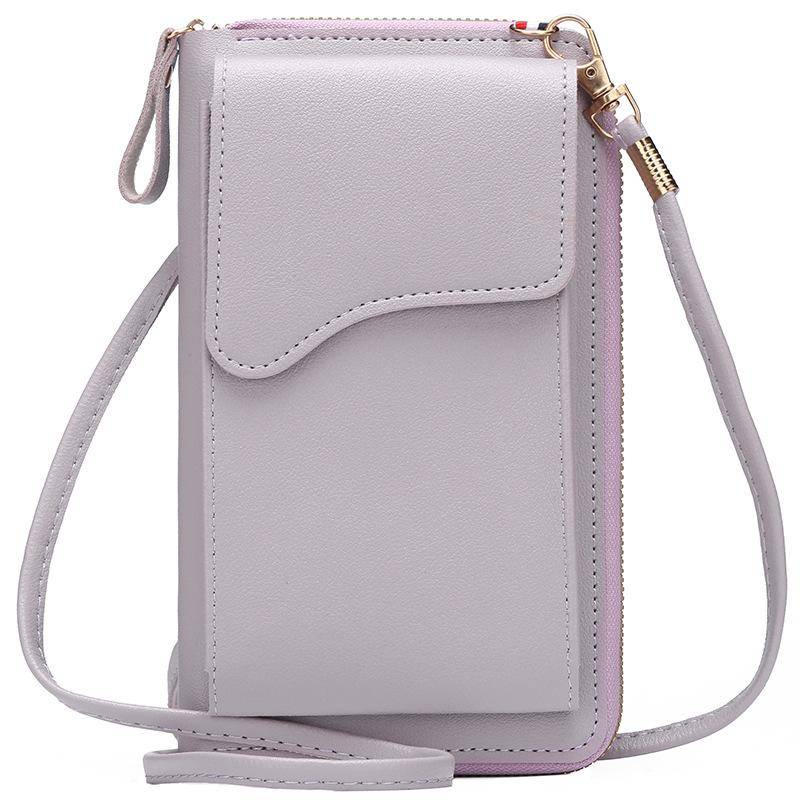 Frauen Kleine Umhängetaschen Umhängetaschen PU Leder Weibliche Handy Tasche Tasche Damen Geldbörse Karte Kupplungen Brieftasche Messenger Taschen violett von Joom DACH