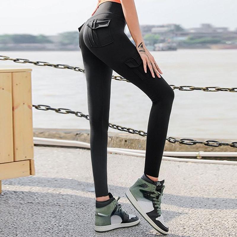 Frauen Leggings Fitness Sport Hohe Taille Leggins Tasche Push-Up Hosen Workout Leggings Cargo Hosen Casual Hip Pop Hosen S schwarz Frauen Leggings Fitness Sport Hohe Taille Leggins Tasche Push-Up Hosen Workout Leggings Cargo Hosen Casual Hip Pop Hosen S schwarz von Joom DACH