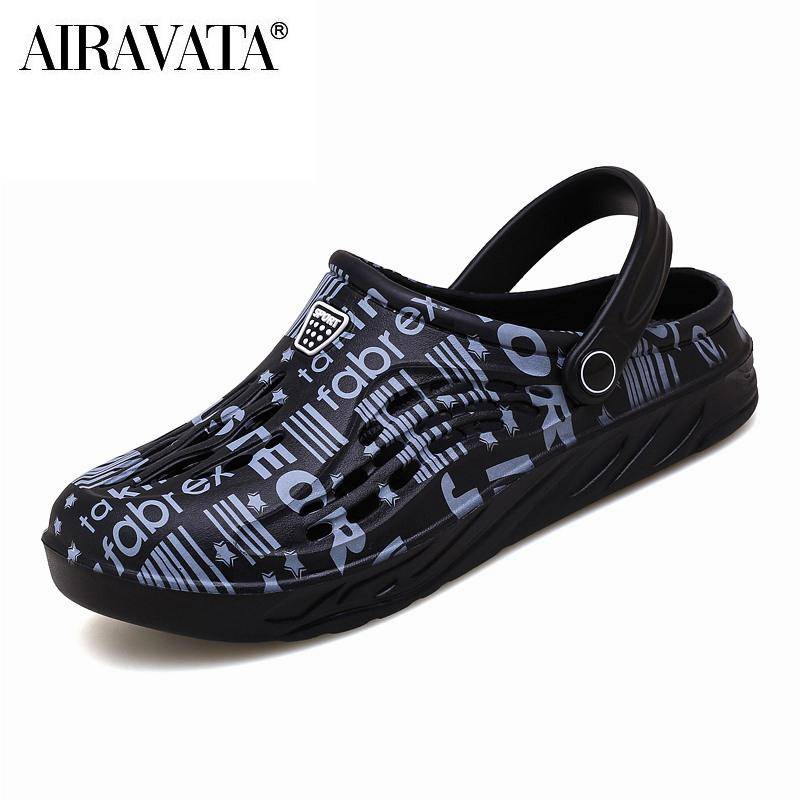 Frauen Männer Casual Clogs Atmungsaktive Strand Sandalen Valentine Hausschuhe Flip-Flops Schuhe Hause Schuhe für Unisex 39 schwarz von Joom DACH