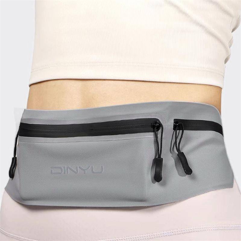 Frauen Männer Sport Handy Hüfttasche Laufen Outdoor Fitness Unsichtbare wasserdichte Gürteltaschen One Size grau von Joom DACH