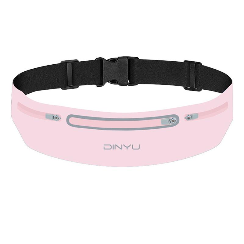 Frauen Männer Sport Handy Hüfttasche Laufen Outdoor Fitness Unsichtbare wasserdichte Gürteltaschen One Size rosa von Joom DACH