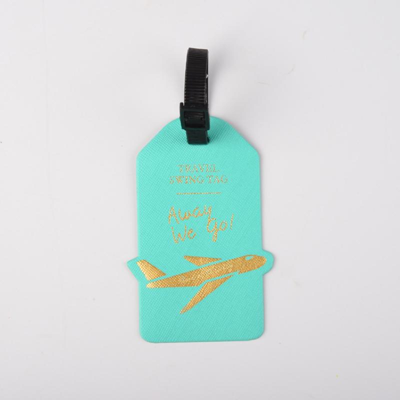 Frauen Männer Tragbare Label Koffer ID Adresse Halter Gepäck Boarding Kreative Flugzeuge PU Leder Gepäck Tag Reise Zubehör von Joom DACH