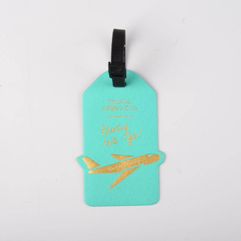 Frauen Männer Tragbare Label Koffer ID Adresse Halter Gepäck Boarding Kreative Flugzeuge PU Leder Gepäck Tag Reise Zubehör von Joom DACH