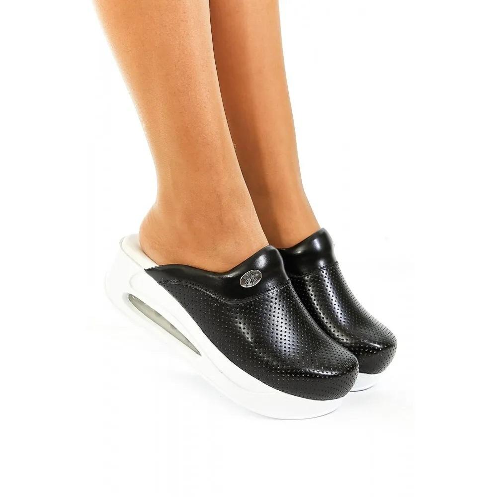 Frauen Medizinische Clogs Sabo Krankenhausschuhe Rutschfeste Pantoffel Krankenschwester Arzt Hebamme Chirurgische Sandalen 37 von Joom DACH