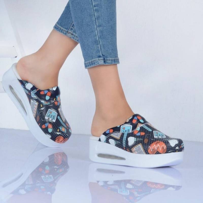 Frauen Medizinische Clogs Sabo Krankenhausschuhe Rutschfeste Pantoffel Krankenschwester Arzt Hebamme Chirurgische Sandalen 41 von Joom DACH