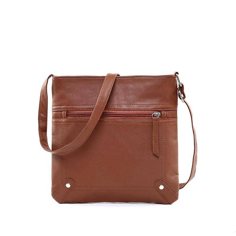 Frauen Messenger Geldbörse Frauen Eimer Leder Umhängetasche 23cm*2cm*25cm hellbraune von Joom DACH
