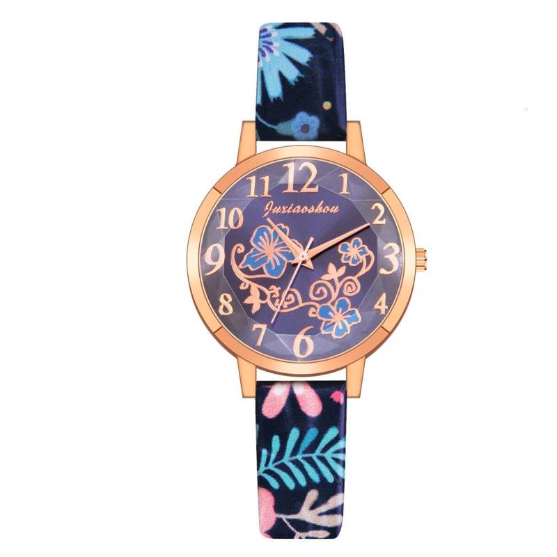 Frauen Mode Uhr Uhr Edelstahl Casual Kleid Handgelenk Kristall Schmuck One Size von Joom DACH