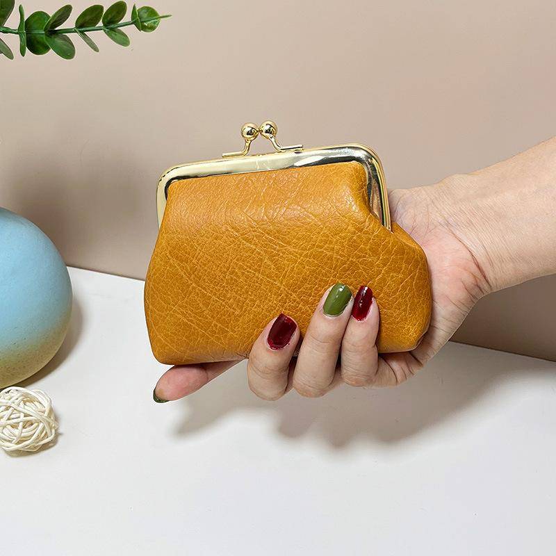 Frauen Neue Retro Geldbörse Damen Geld Schlüssel Kopfhörer Brieftasche Schnalle Candy Farbe Mädchen Münze Lagerung Taschen Beutel von Joom DACH