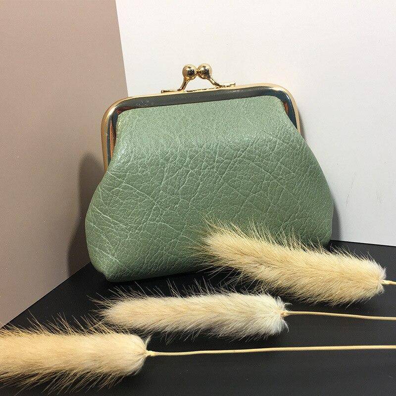 Frauen Neue Retro Geldbörse Damen Geld Schlüssel Kopfhörer Brieftasche Schnalle Candy Farbe Mädchen Münze Lagerung Taschen Beutel von Joom DACH