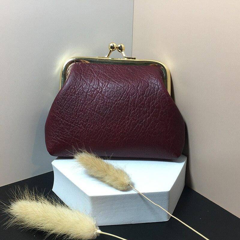 Frauen Neue Retro Geldbörse Damen Geld Schlüssel Kopfhörer Brieftasche Schnalle Candy Farbe Mädchen Münze Lagerung Taschen Beutel von Joom DACH