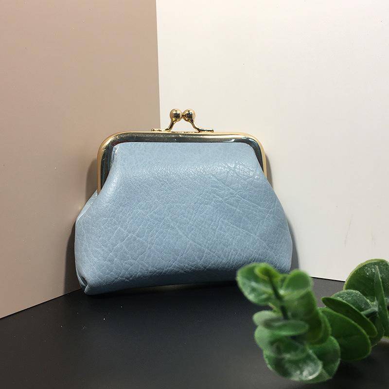 Frauen Neue Retro Geldbörse Damen Geld Schlüssel Kopfhörer Brieftasche Schnalle Candy Farbe Mädchen Münze Lagerung Taschen Beutel von Joom DACH