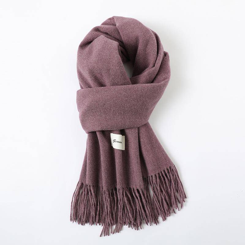 Frauen Pashmina Schal Einfarbig Winter Kaschmir Schal Frauen Lange Schals Stolen für Frauen 200x68cm von Joom DACH