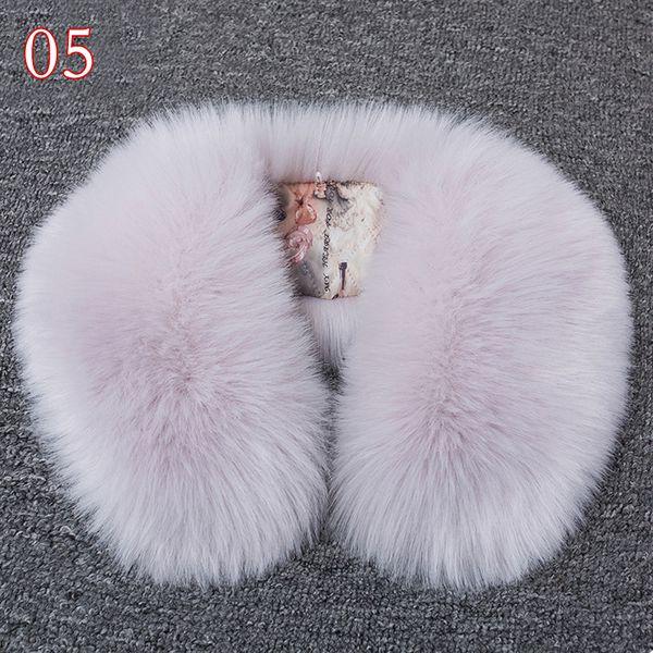 Frauen Pelz Kunstleder Kunstpelz Schal Schal Pelzkragen Warmer Schal Weicher Winter Warmer Hals von Joom DACH