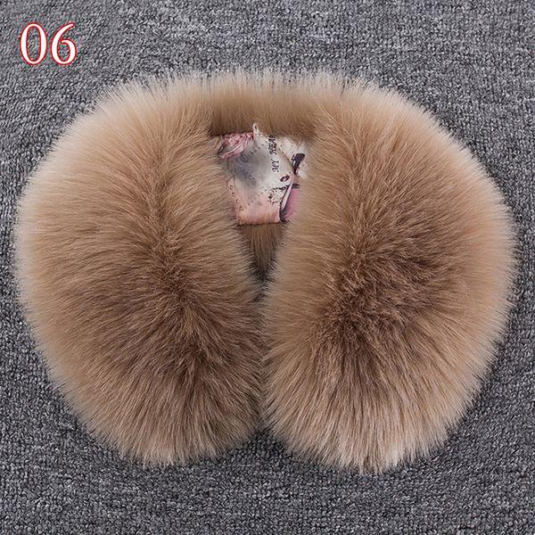 Frauen Pelz Kunstleder Kunstpelz Schal Schal Pelzkragen Warmer Schal Weicher Winter Warmer Hals von Joom DACH