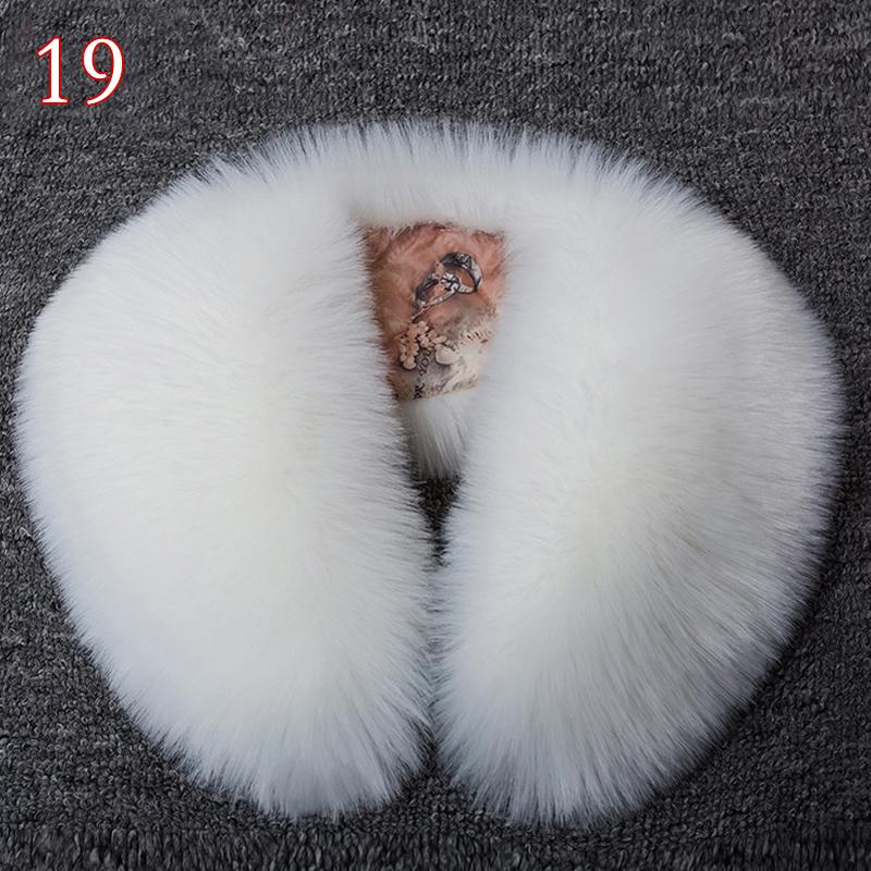 Frauen Pelz Kunstleder Kunstpelz Schal Schal Pelzkragen Warmer Schal Weicher Winter Warmer Hals von Joom DACH