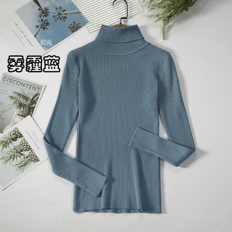 Frauen Rollkragenpullover Herbst Winter Tops Schlanke Frauen Pullover Gestrickte Pullover Jumper Weiche Warme Pull One Size hellblaue Frauen Rollkragenpullover Herbst Winter Tops Schlanke Frauen Pullover Gestrickte Pullover Jumper Weiche Warme Pull One Size hellblaue von Joom DACH