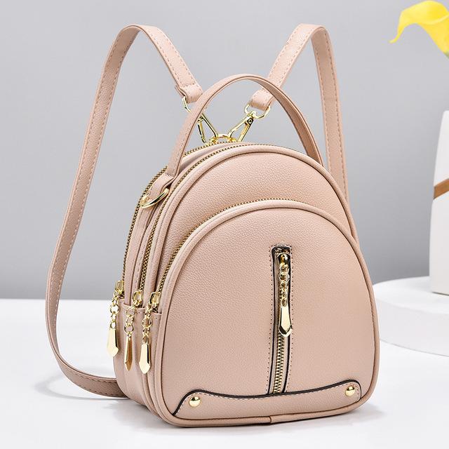 Frauen Rucksack Doppel Schulter Tasche Frauen Herbst Neue Mode frauen Kleine Tasche Koreanische Version Messenger Tasche Eine Schulter Mode kleine Zurück One Size khaki von Joom DACH