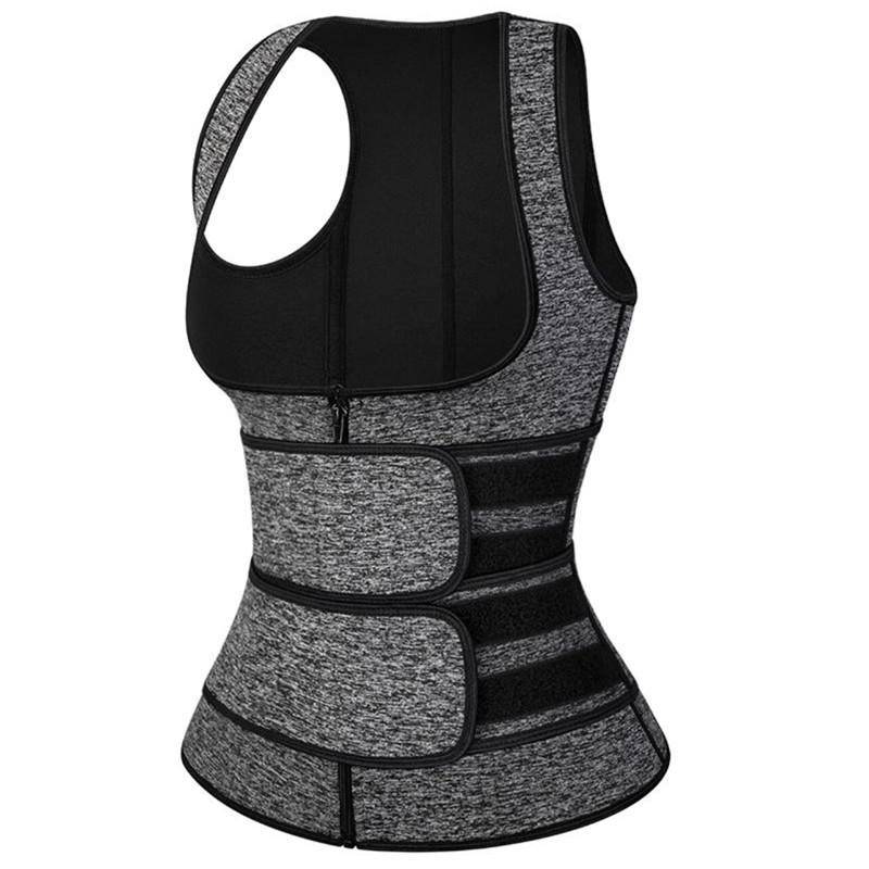 Frauen Schwitzen Sauna Körper Shapers Modellierung Korsett Schweiß Gürtel Taille Trainer Thermo Abnehmen Gürtel Verlust Gewicht M grau von Joom DACH