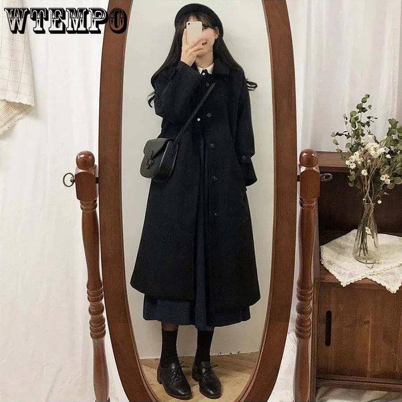 Frauen Solide Woll Mäntel Weibliche Winter Koreanischen Stil Mode X-Lange Mäntel Dame Verdickt Winter Casual Beige Schwarz mantel XXXL schwarz Frauen Solide Woll Mäntel Weibliche Winter Koreanischen Stil Mode X-Lange Mäntel Dame Verdickt Winter Casual Beige Schwarz mantel XXXL schwarz von Joom DACH