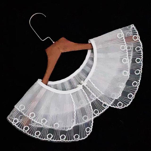 Frauen Spitze Gefälschte Kragen Puppe Kragen Abnehmbare Hemd Kragen Falschen Kragen Bluse Top Frauen Kleidung Zubehör von Joom DACH