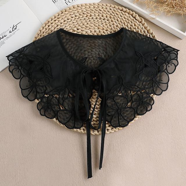Frauen Spitze Gefälschte Kragen Puppe Kragen Abnehmbare Hemd Kragen Falschen Kragen Bluse Top Frauen Kleidung Zubehör von Joom DACH